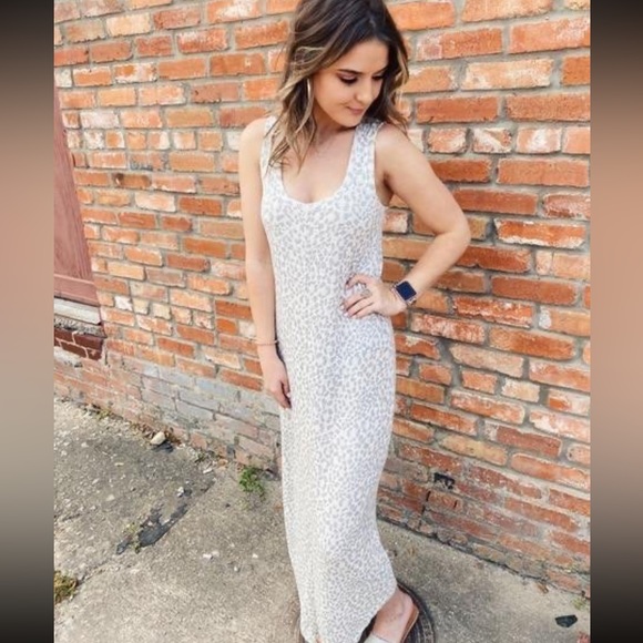 New Z Supply Leopard Hacci Dress Large - Picture 6 of 11